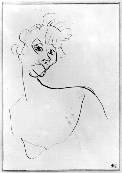 Yvette Guilbert (1867-1944) 1894 von Henri de Toulouse Lautrec